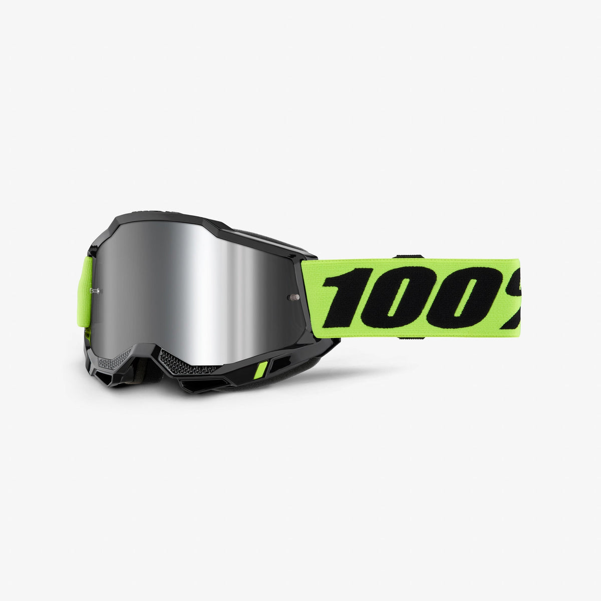 100% ACCURI 2 Brille in Gelb mit silberverspiegelter Scheibe