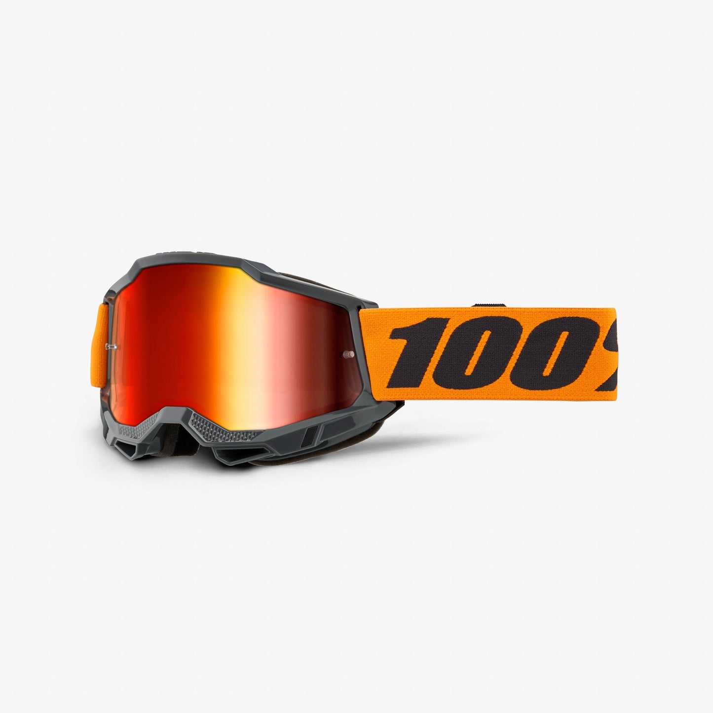 Maske 100% ACCURI 2 Orange Scheibe Red Mirror
