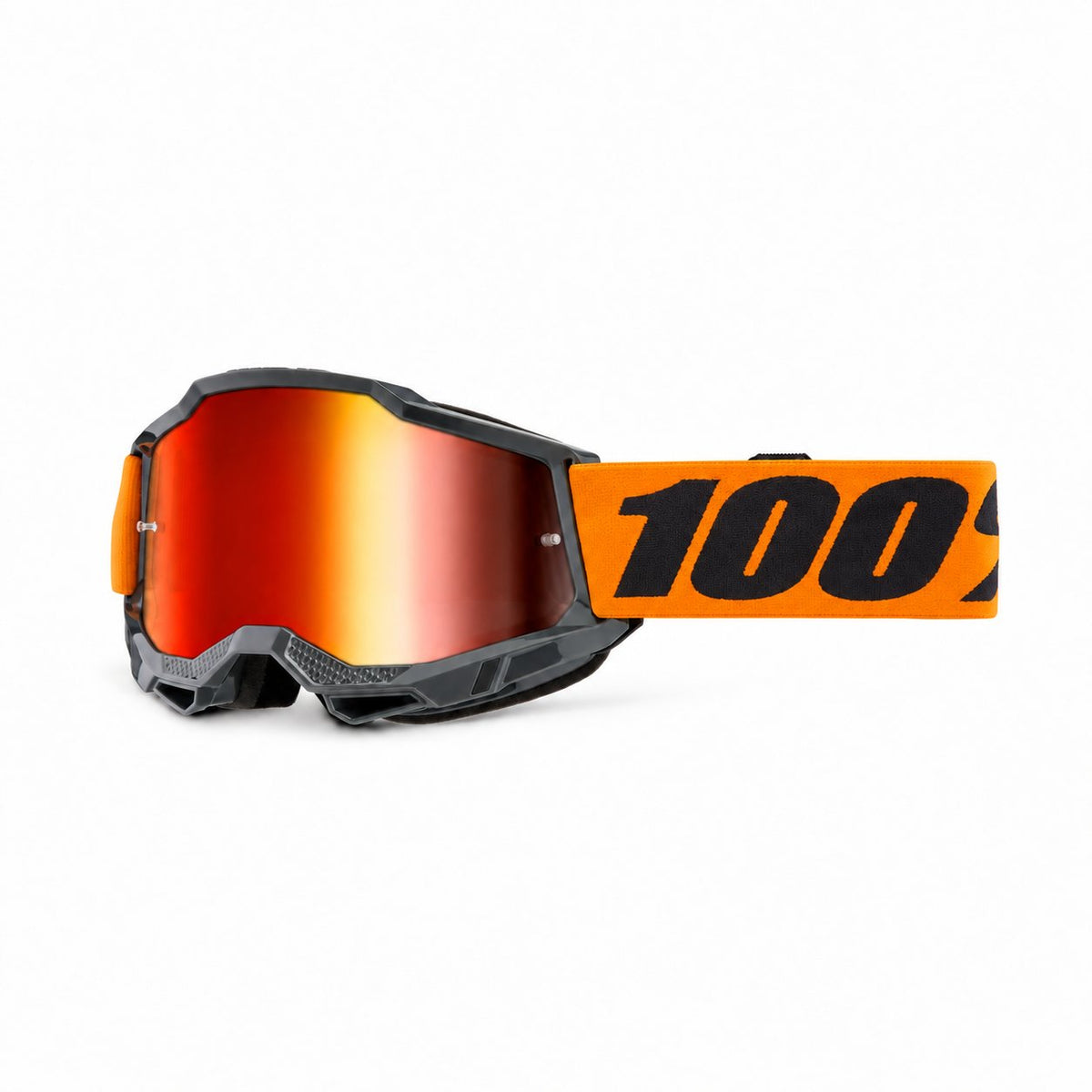 100% ACCURI 2 Brille in Orange mit rot verspiegelter Scheibe