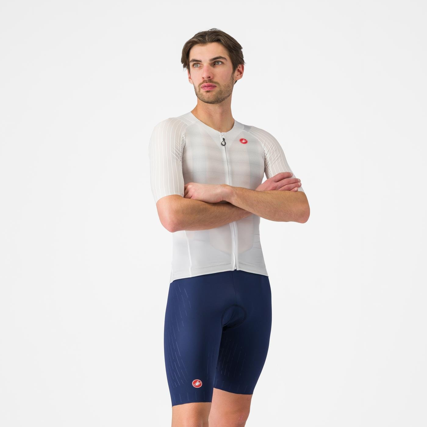 Cuissard Court à Bretelles CASTELLI FREE AERO RACE S Marine