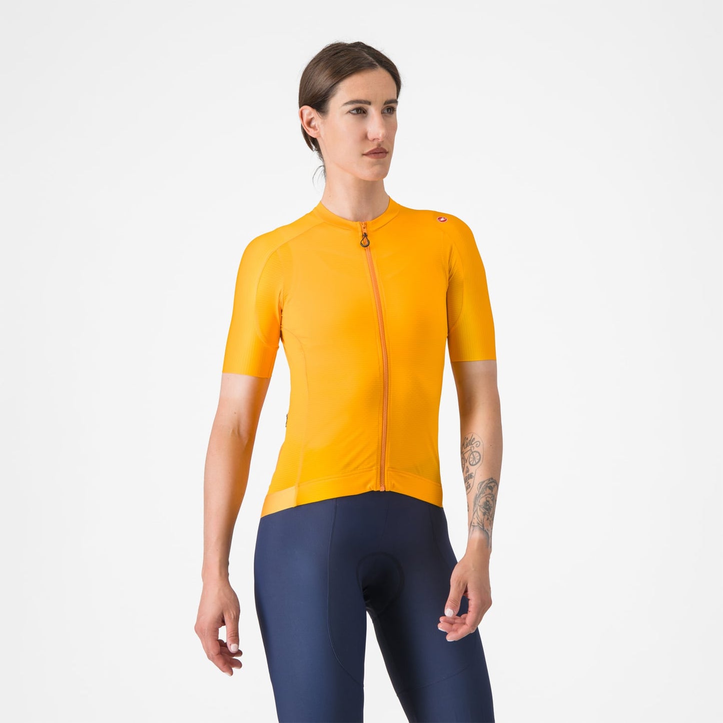 CASTELLI ESPRESSO Damen Trikot Kurzarm Orange
