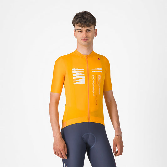 Maillot CASTELLI ESPRESSO R--A/D Manches Courtes Orange
