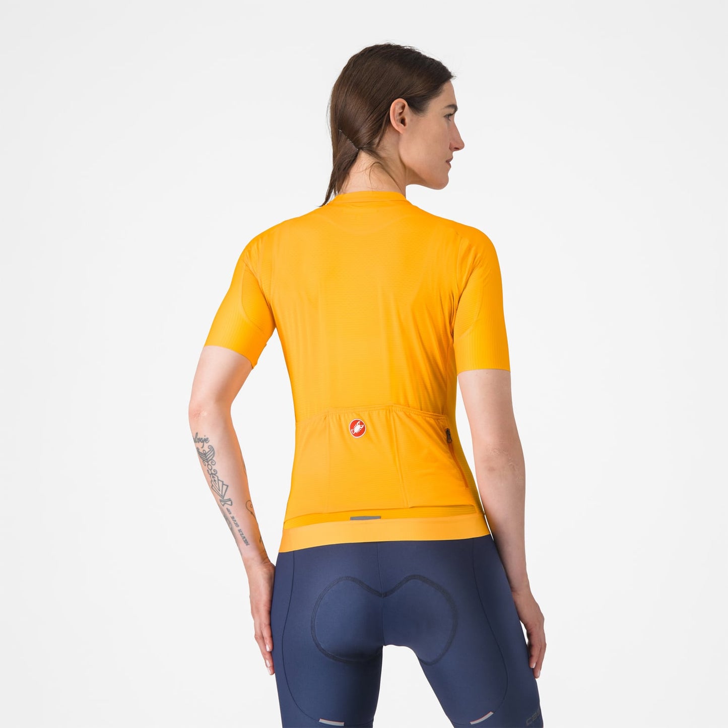 CASTELLI ESPRESSO Damen Trikot Kurzarm Orange