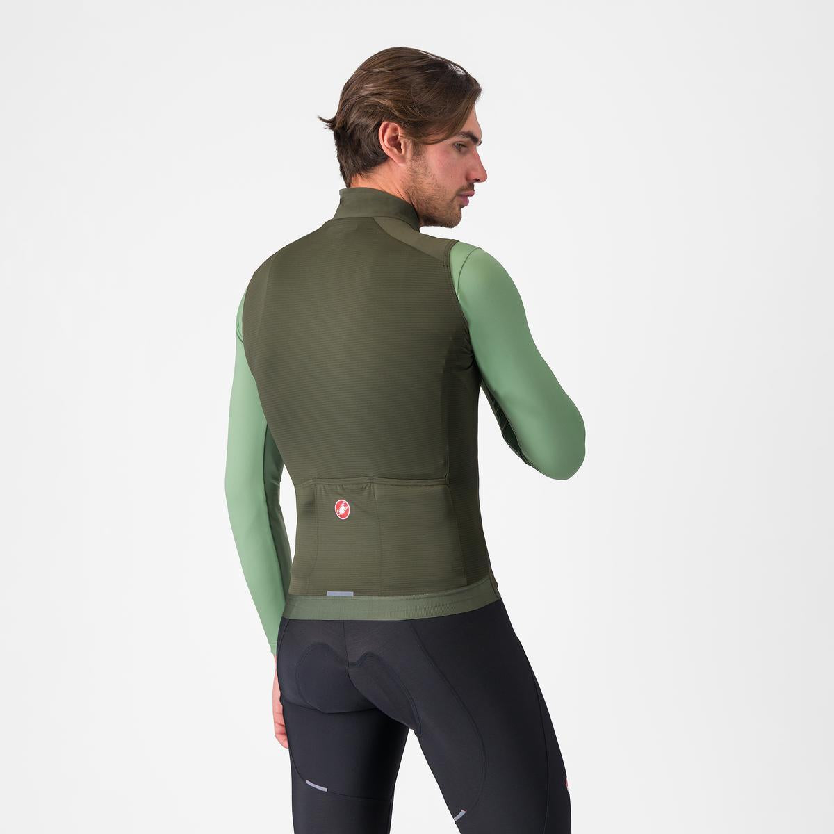 CASTELLI ESPRESSO Ärmellose Jacke Grün
