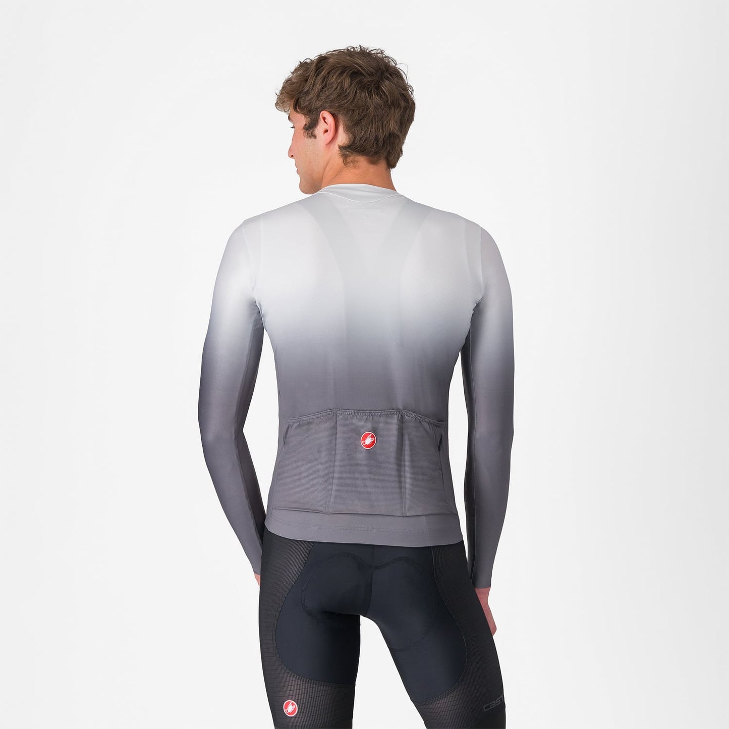 Maillot CASTELLI UPF Manches Longues Gris
