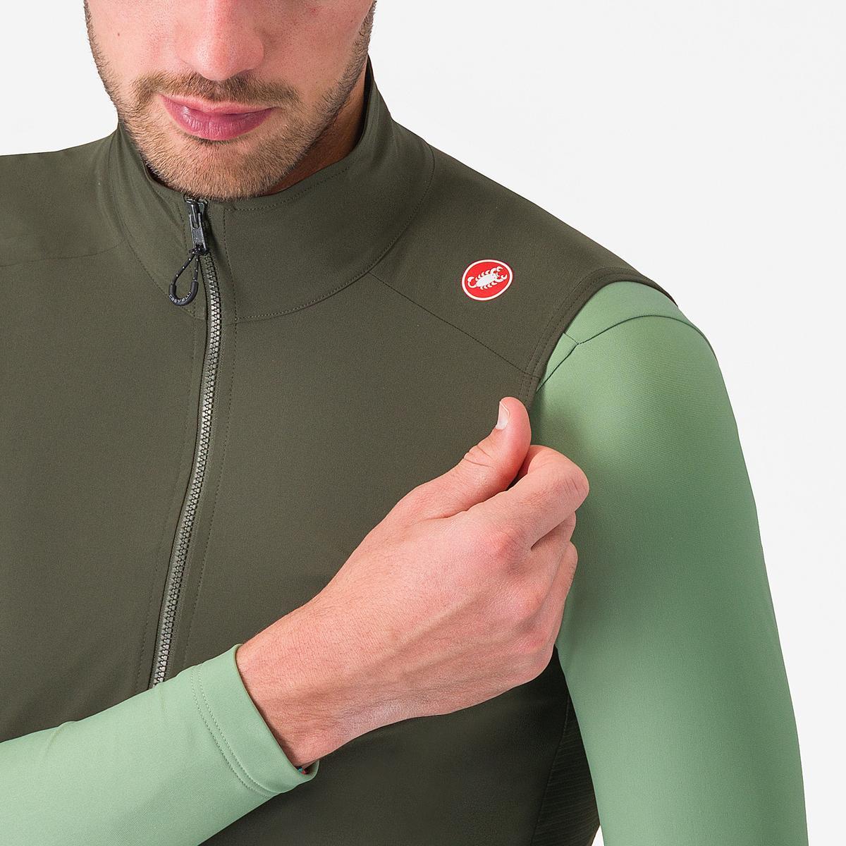 CASTELLI ESPRESSO Ärmellose Jacke Grün