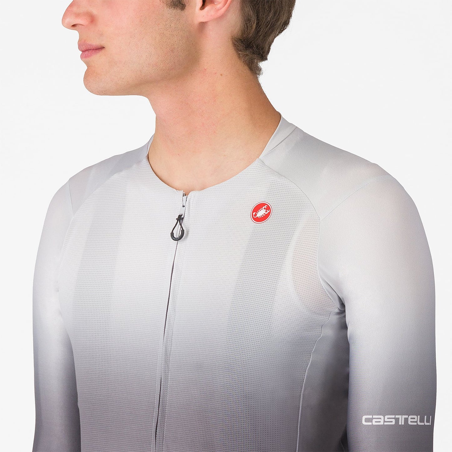 Maillot CASTELLI UPF Manches Longues Gris