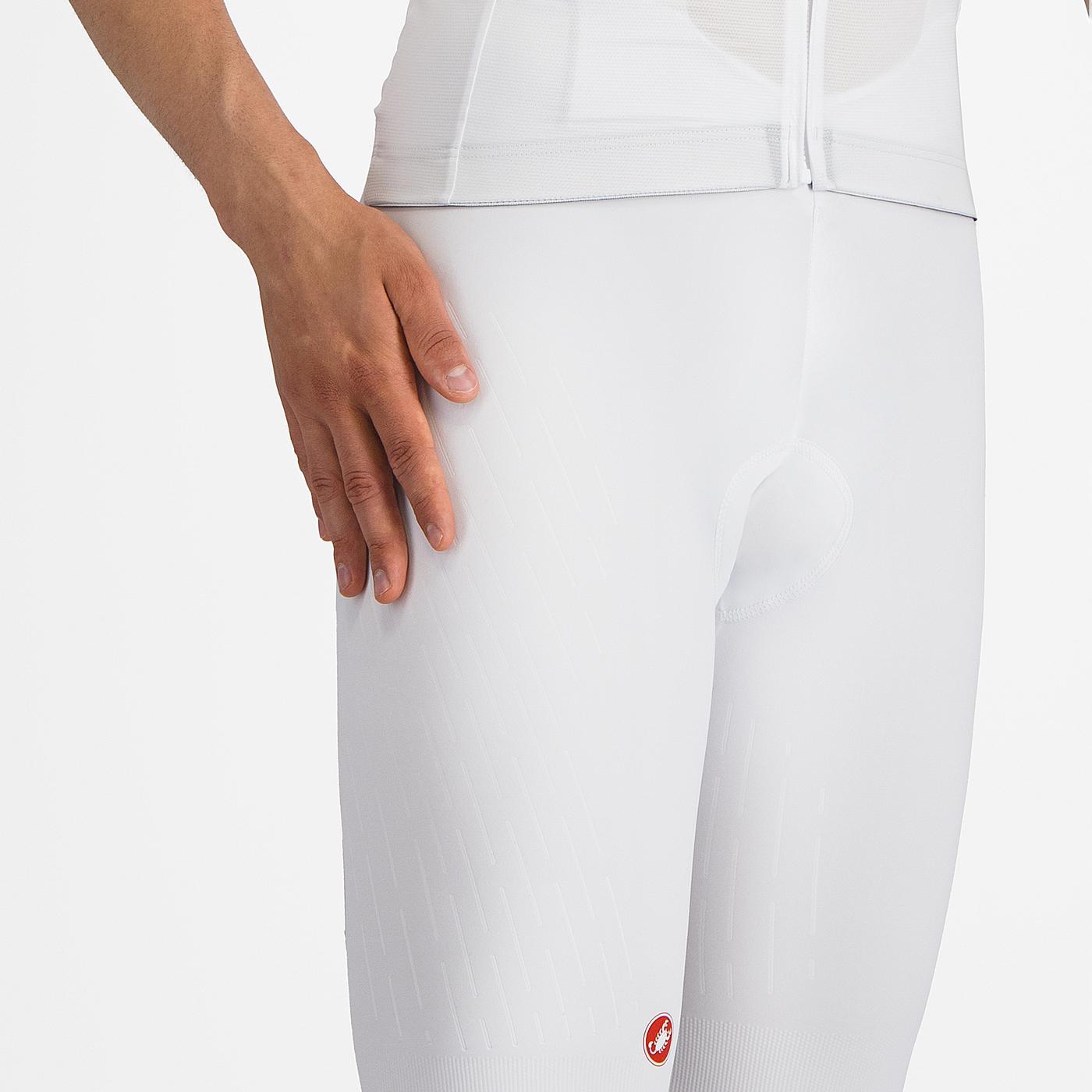 CASTELLI FREE AERO RACE S Kurze Trägerhose Weiß