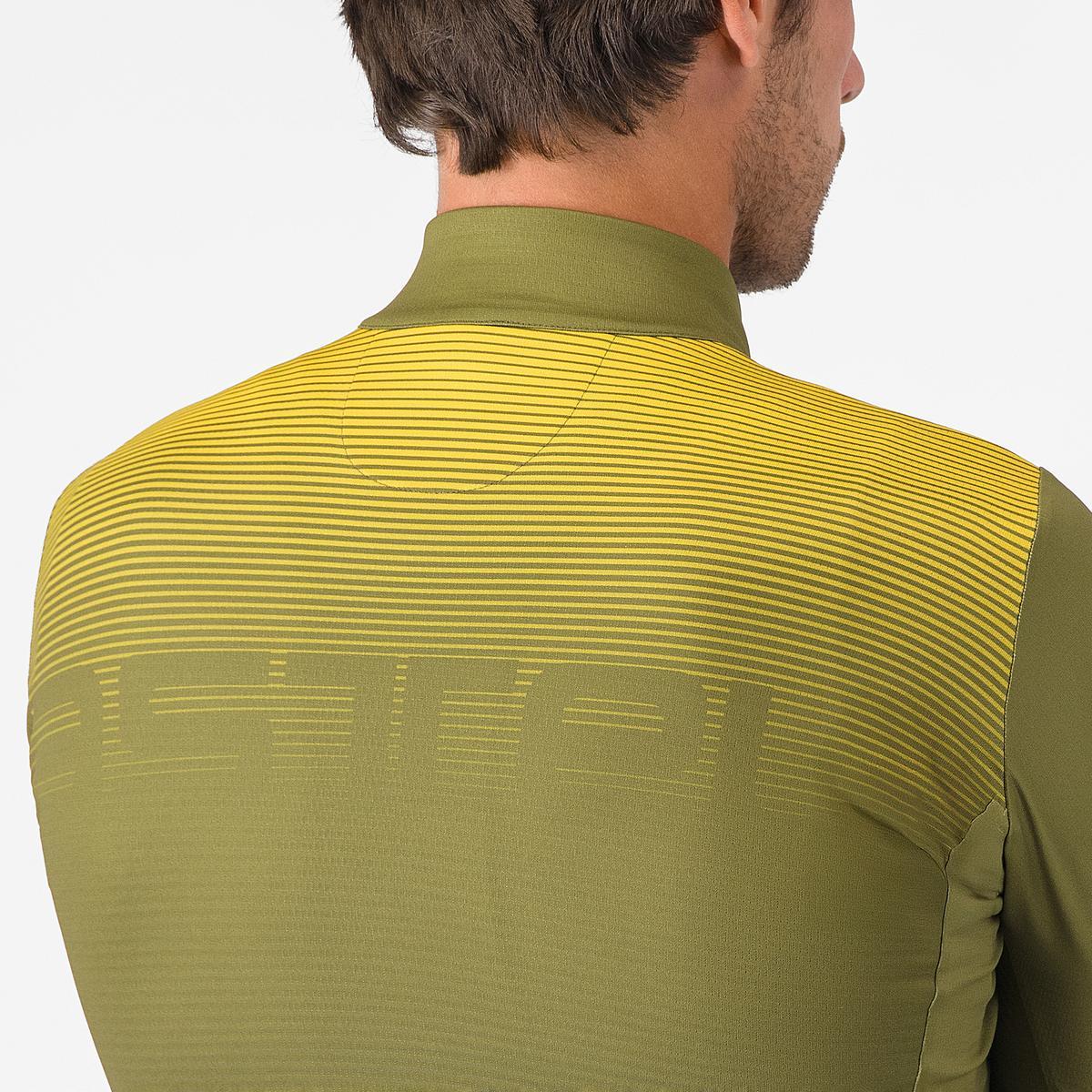 Maillot CASTELLLI APICE THERMAL Manches Longues Bleu/Mango Mojito