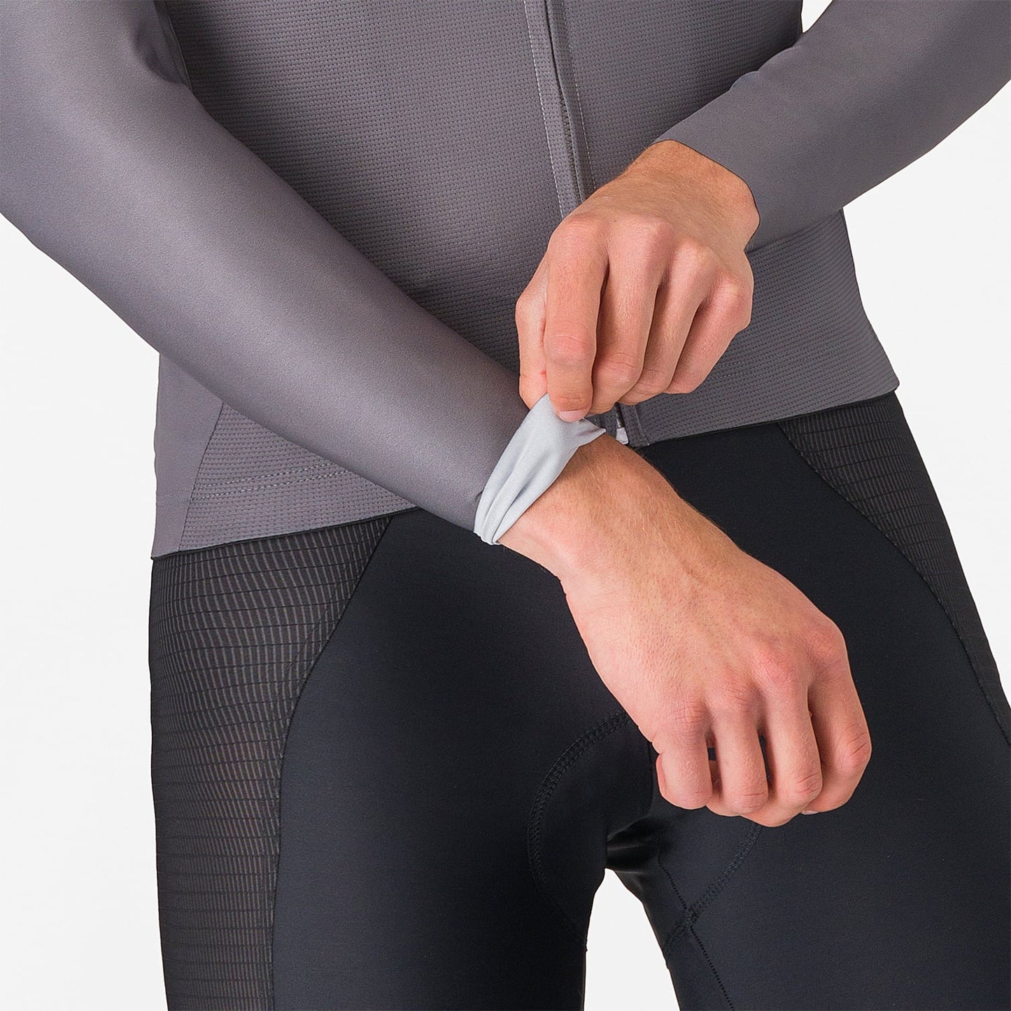 Maillot CASTELLI UPF Manches Longues Gris