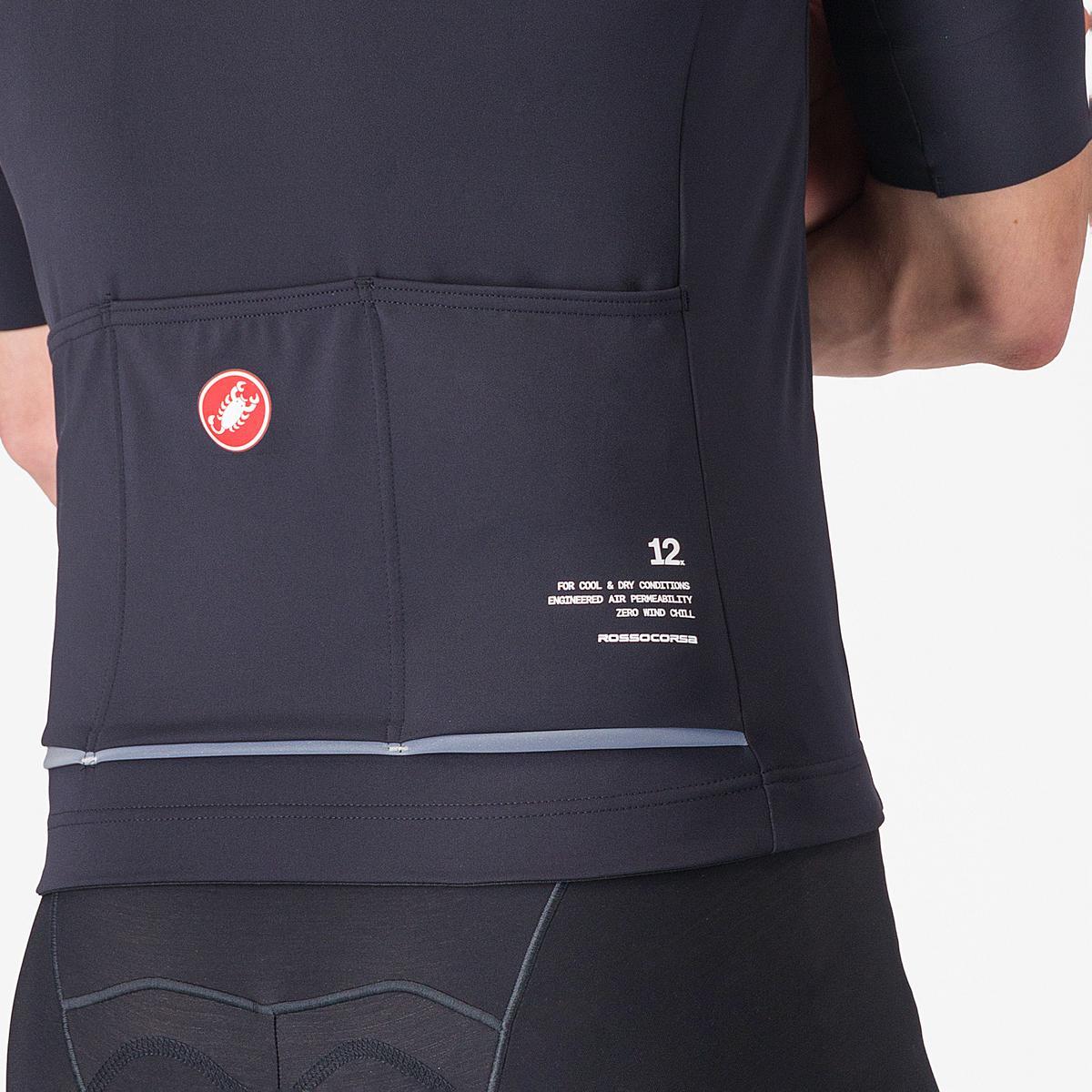 Veste CASTELLI DO.DI.CI. Manches Courtes Noir