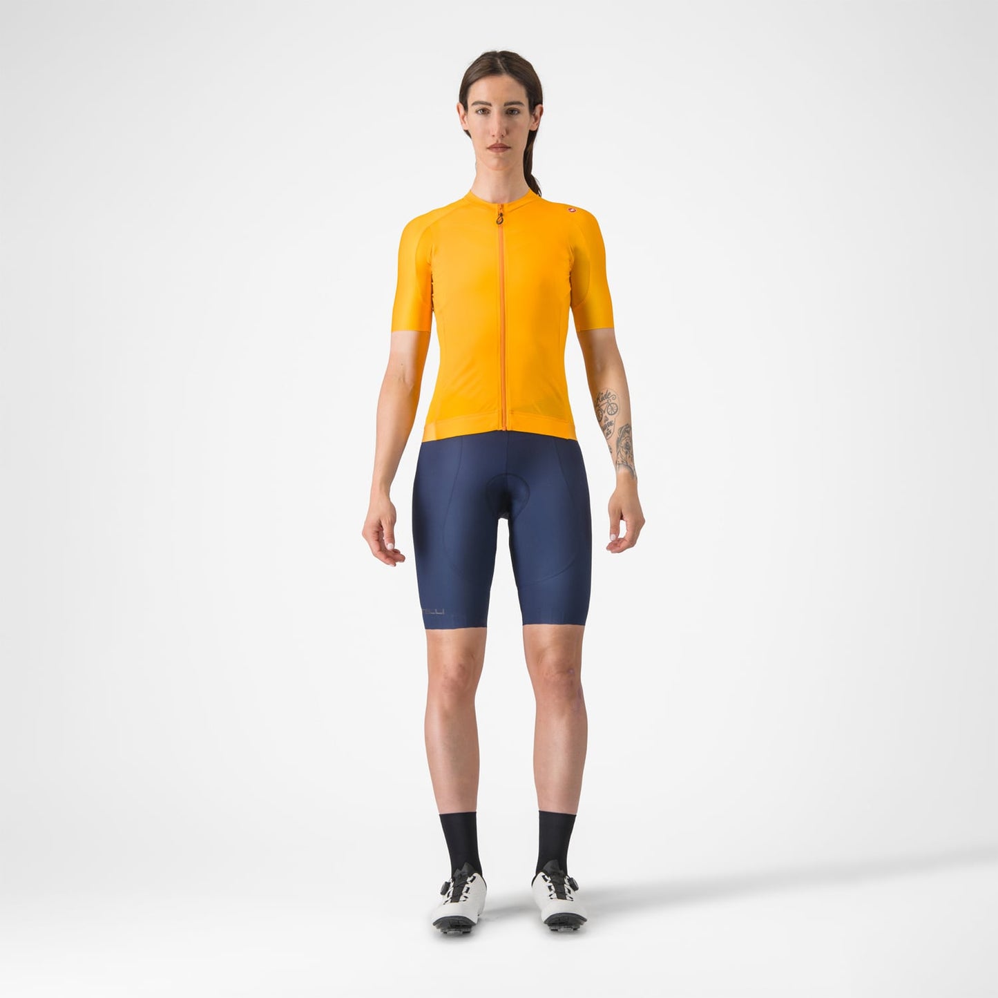 CASTELLI ESPRESSO Damen Trikot Kurzarm Orange