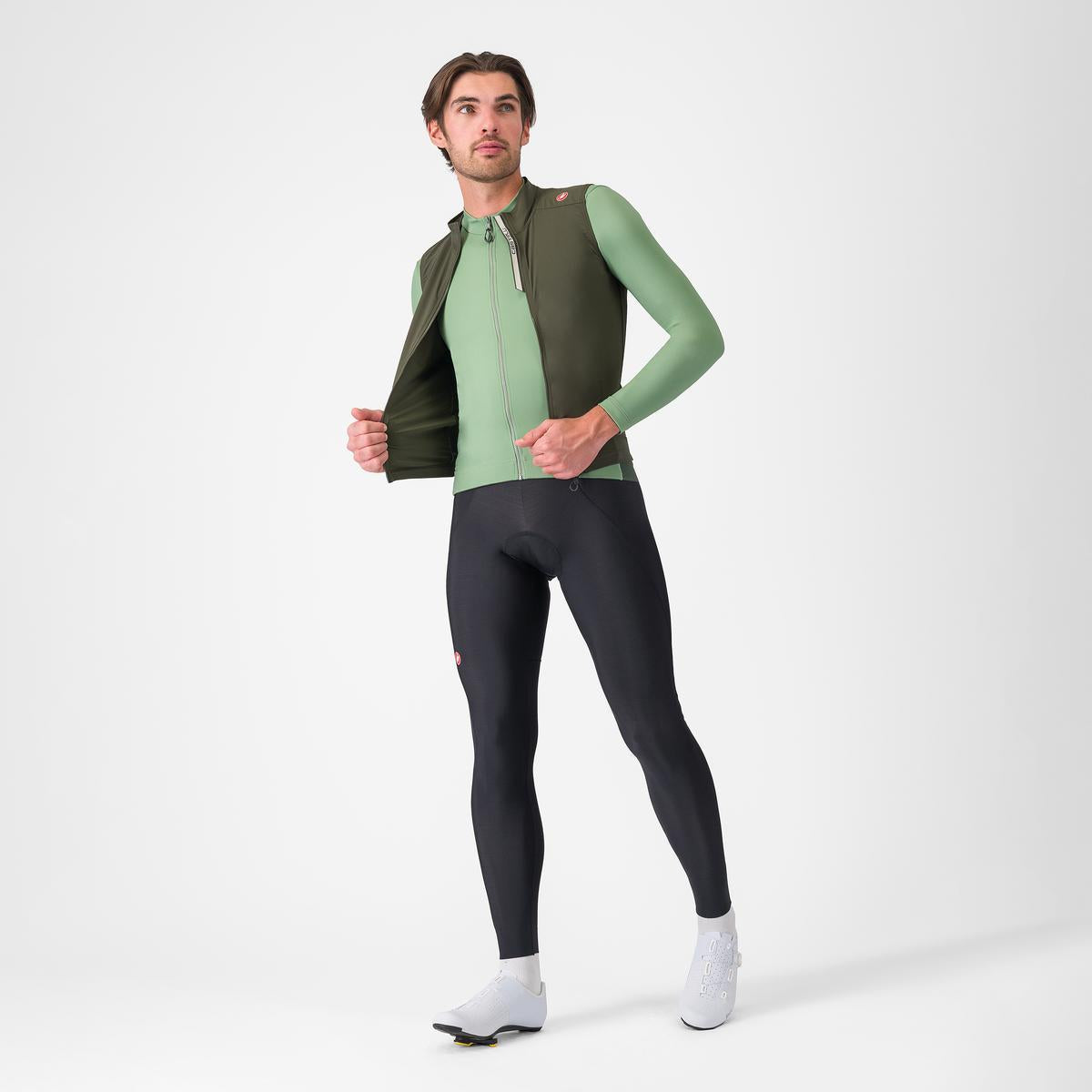 CASTELLI ESPRESSO Ärmellose Jacke Grün