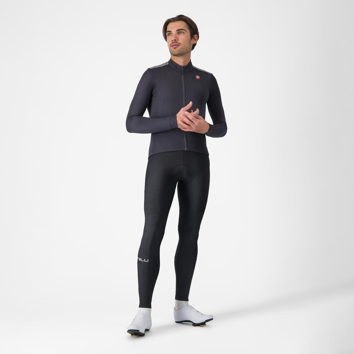 CASTELLI PURO 4 Trikot Langarm Grau