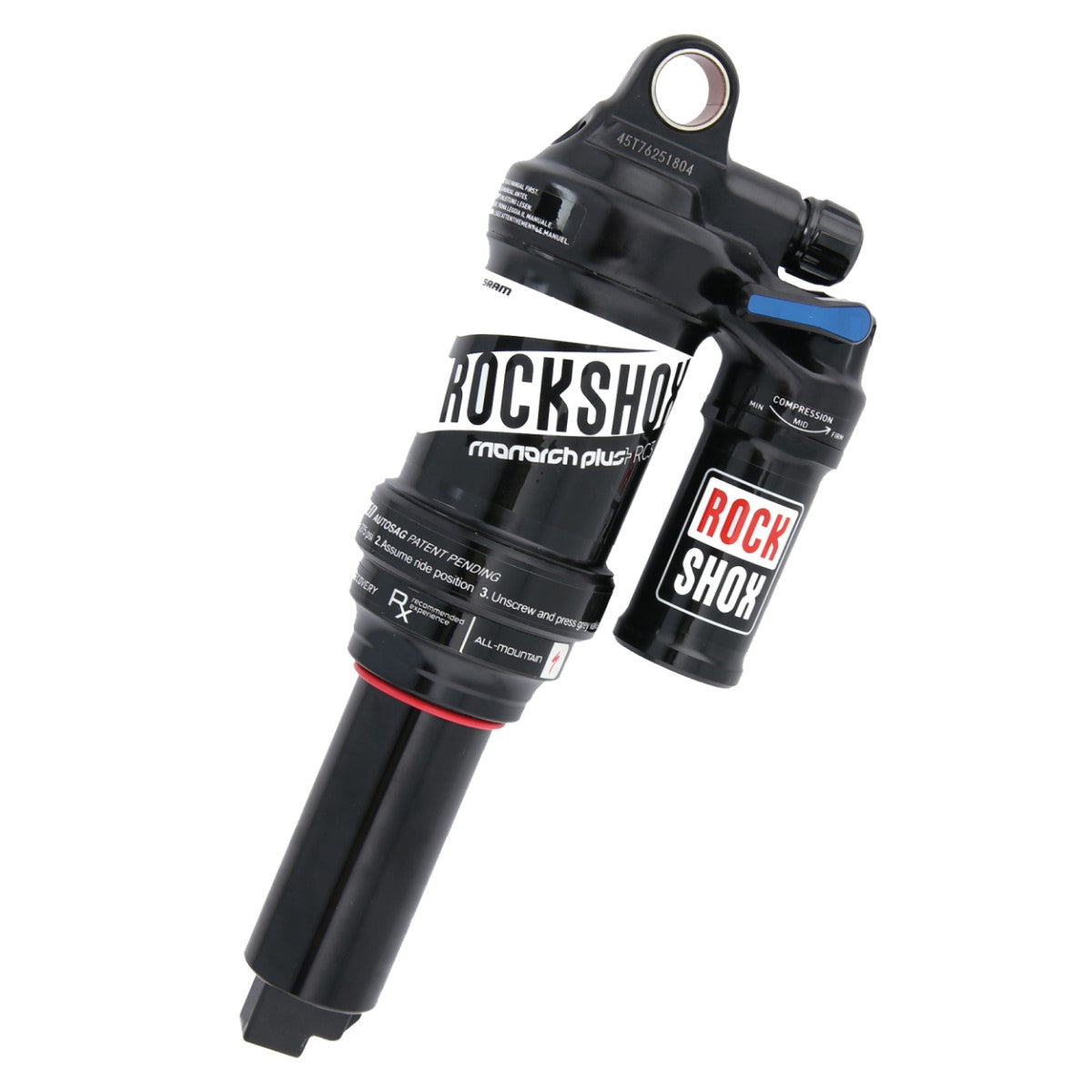 Amortisseur ROCKSHOX MONARCH Plus RC3 (pour Specialized Stump 27.5/29. Ryhme 27.5 2016-2017)