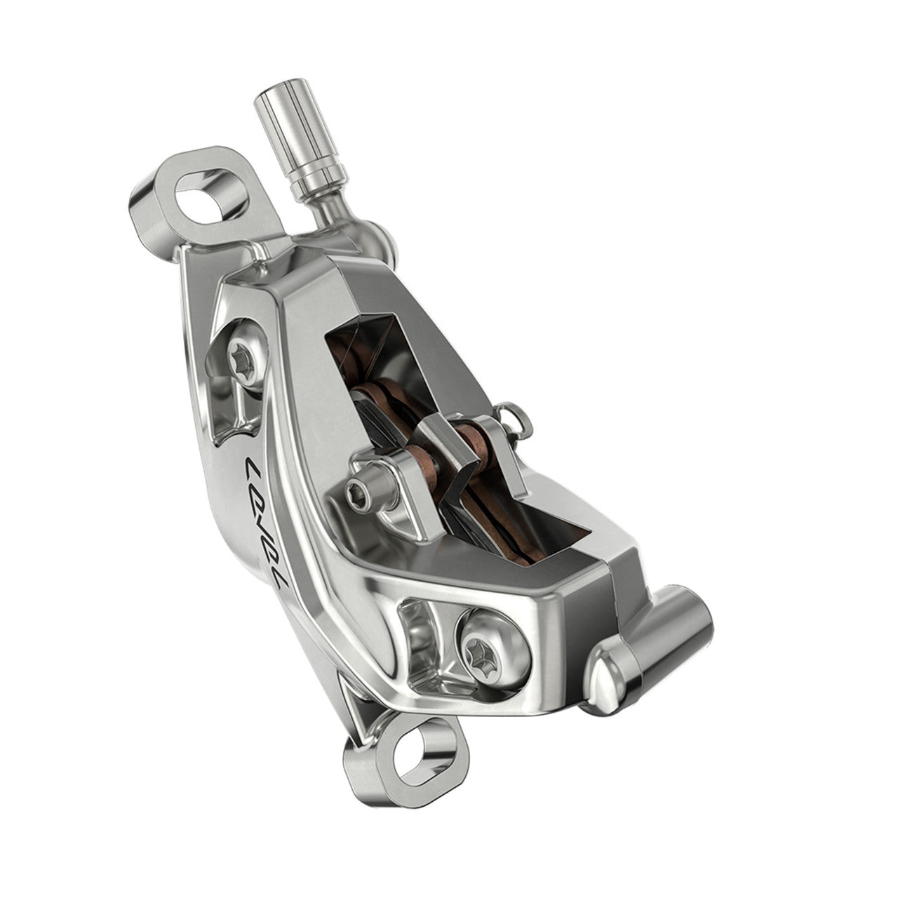Bremse Hinten SRAM LEVEL ULTIMATE STEALTH 4-Kolben Silber