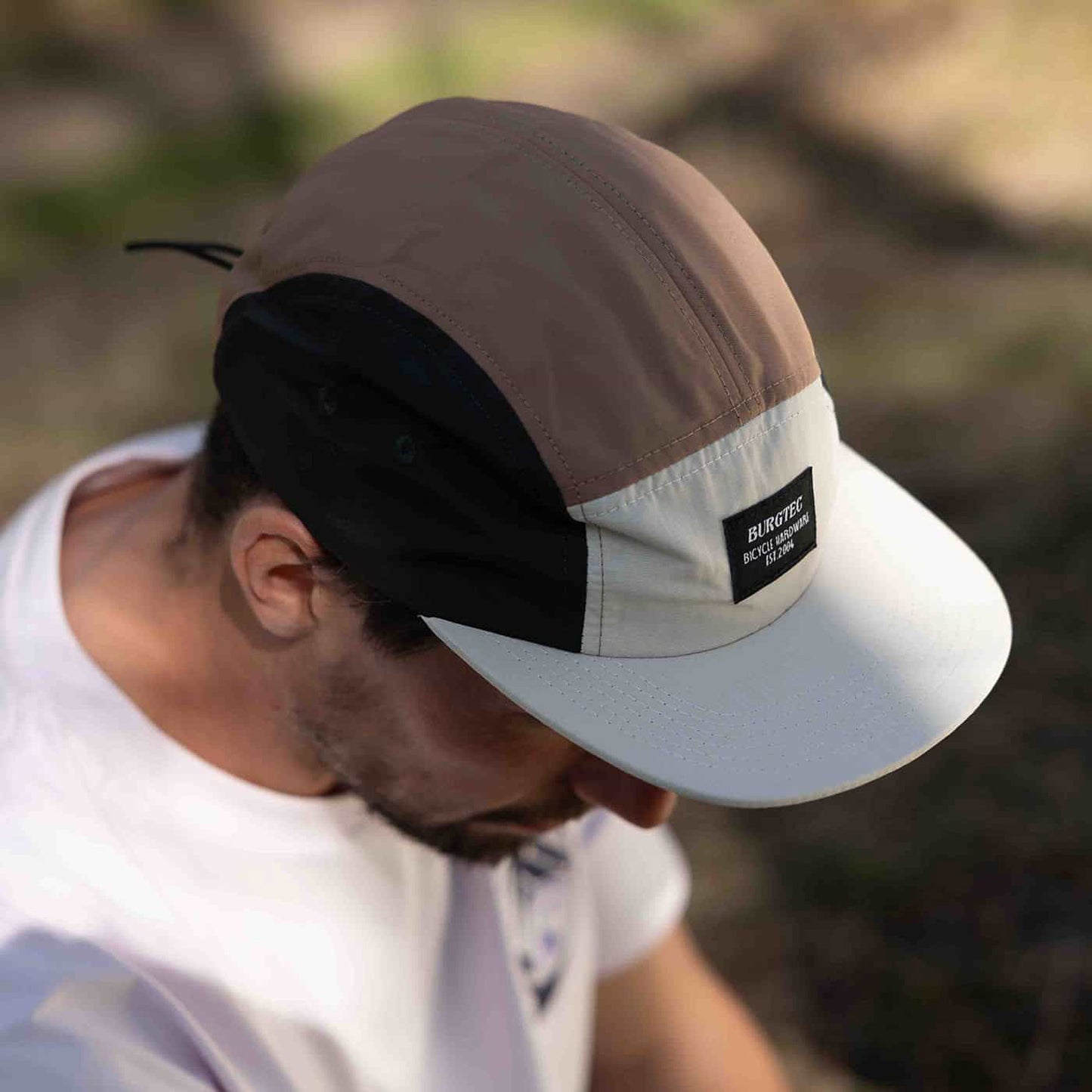 Mütze BURGTEC COURIER FIVE PANEL Macchiato