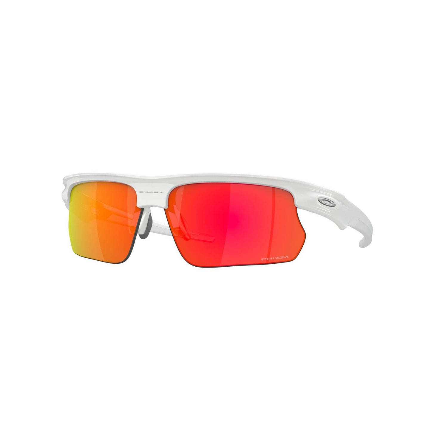 OAKLEY BISPHAERA Brille Weiß Prizm Ruby - 0OO9400-0368