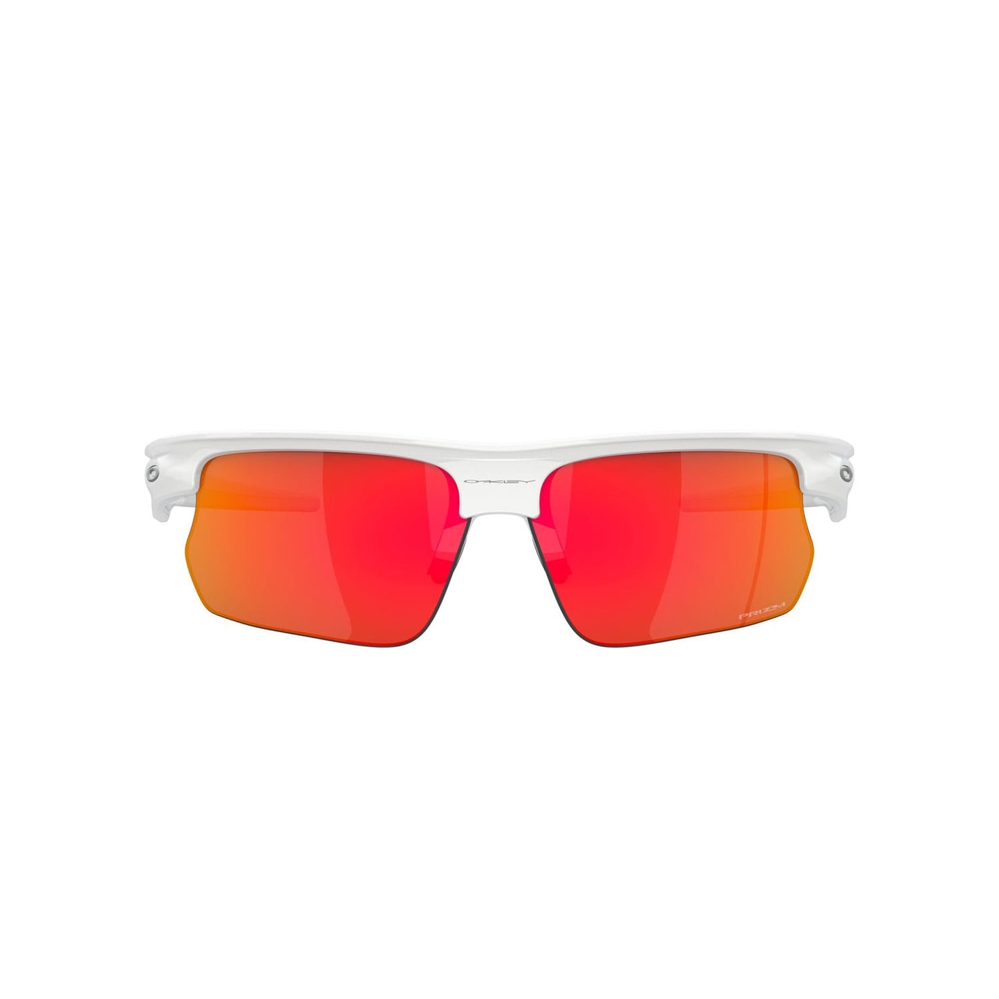 OAKLEY BISPHAERA Brille Weiß Prizm Ruby - 0OO9400-0368