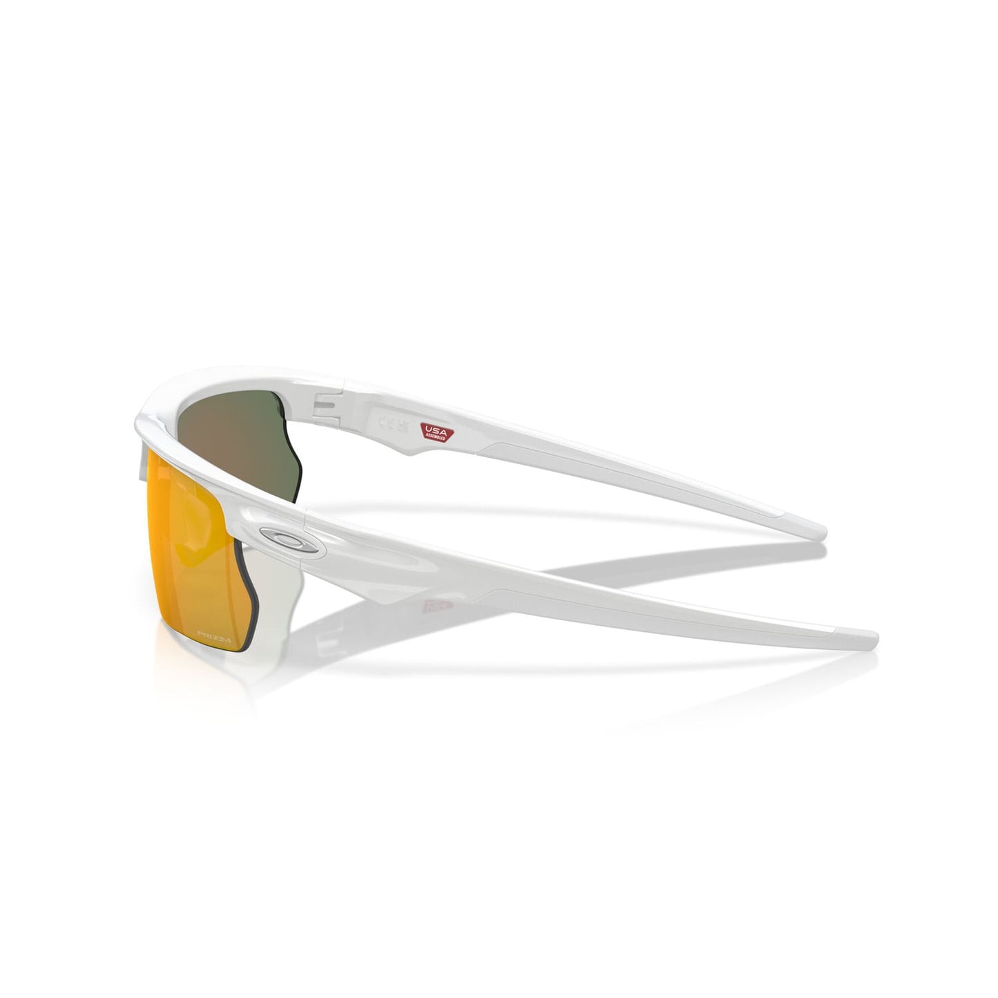 OAKLEY BISPHAERA Brille Weiß Prizm Ruby - 0OO9400-0368