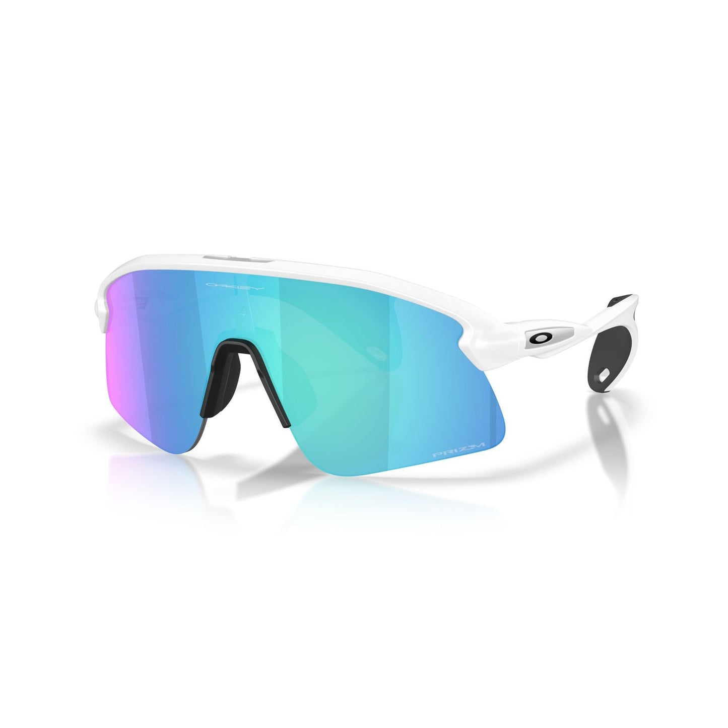 OAKLEY STUNT DEVIL S Brille Weiß Matt Prizm Saphire