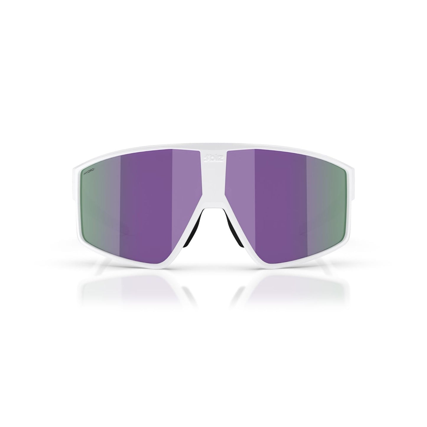 Brille BLIZ P002 S Weiß Matt Schirm Braun Violett Mehrfarbig