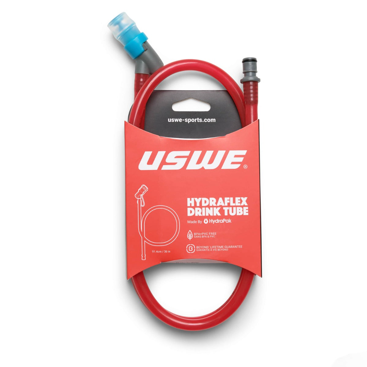 USWE HYDRAFLEX Wassersack Ventil- und Schlauchset Rot