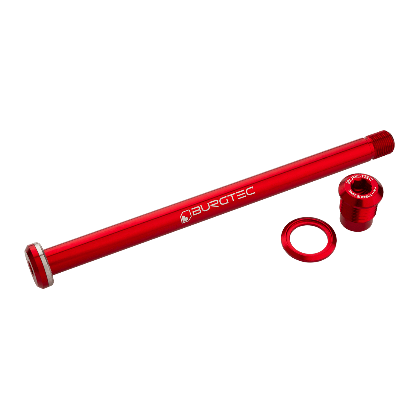 Axe de Roue Arrière BURGTEC 174mm pour Cadre Yeti Rouge
