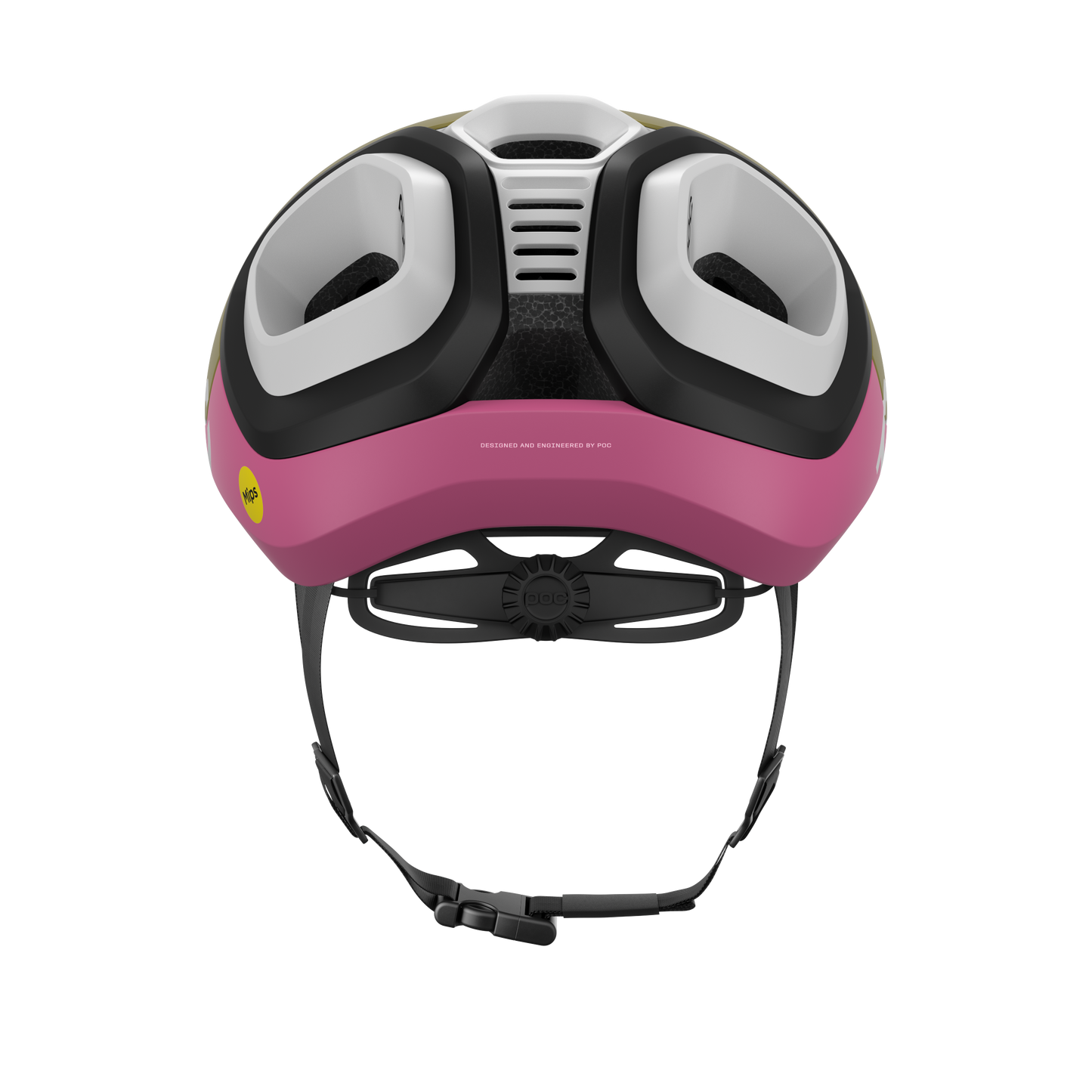 Casque Route POC AMIDAL MIPS Kaki/Rose Matt
