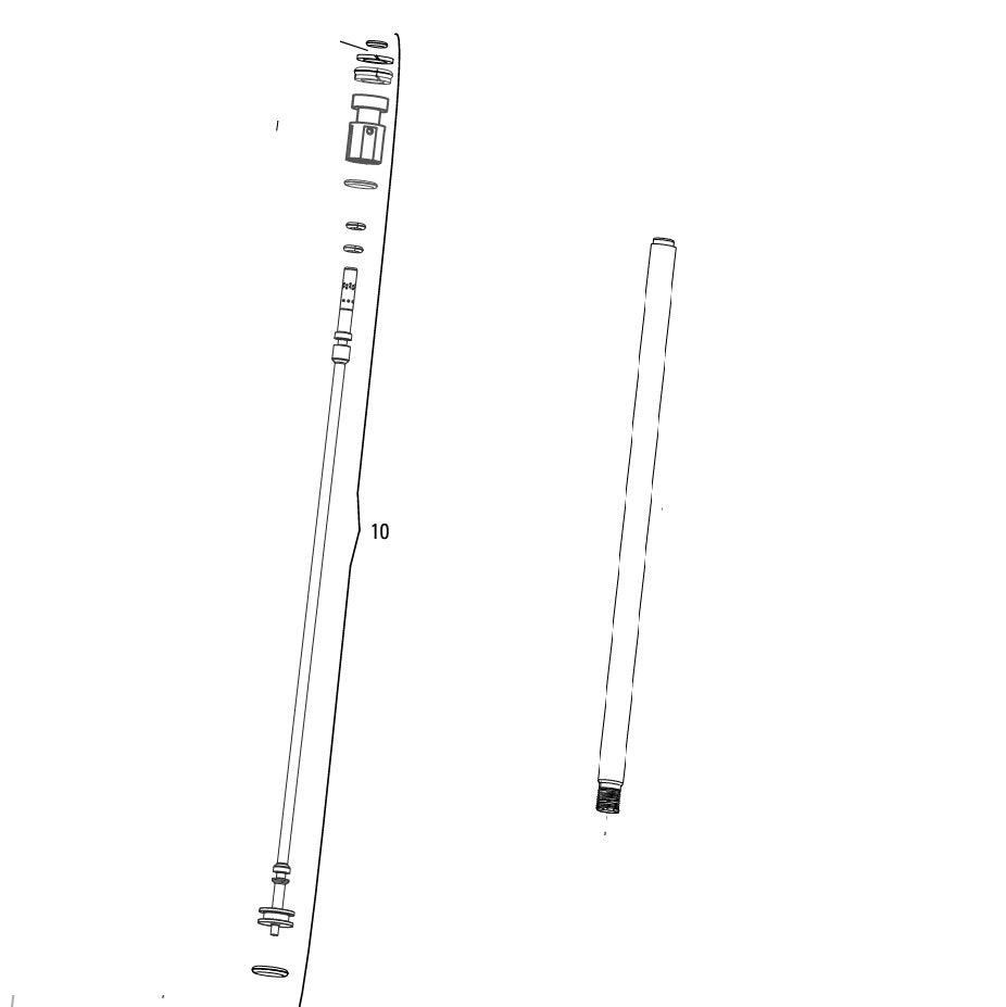 Kit Piston Principal pour Tige de Selle ROCKSHOX REVERB 420x125mm (Ensemble A2) #11.6818.019.050