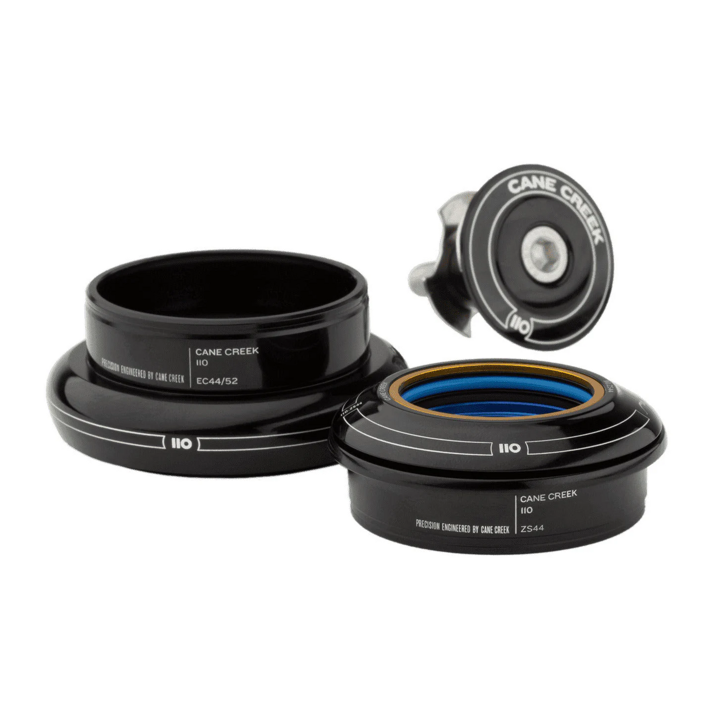 Steuersatz CANE CREEK 110 1 1/8", ZS44/28.6 | EC44/30, short, black