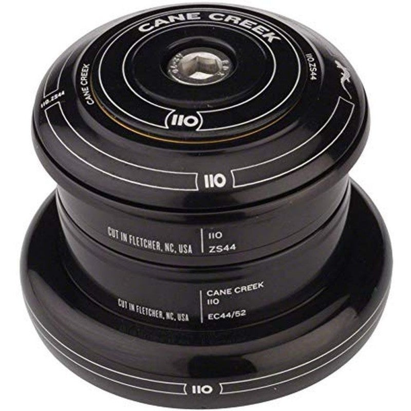 Steuersatz CANE CREEK 110 Tapered , 1 1/8"-1.5", ZS44/28.6/H8 | EC44/40, short, black