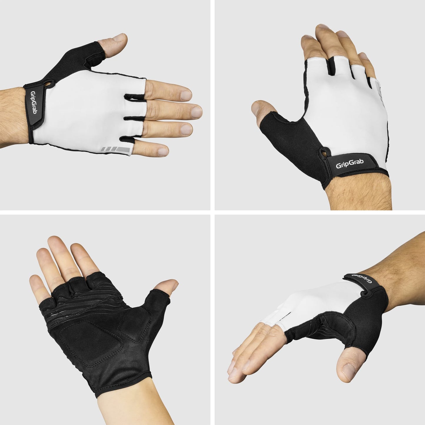 Gants Courts GRIPGRAB RIDE RC MAX Blanc
