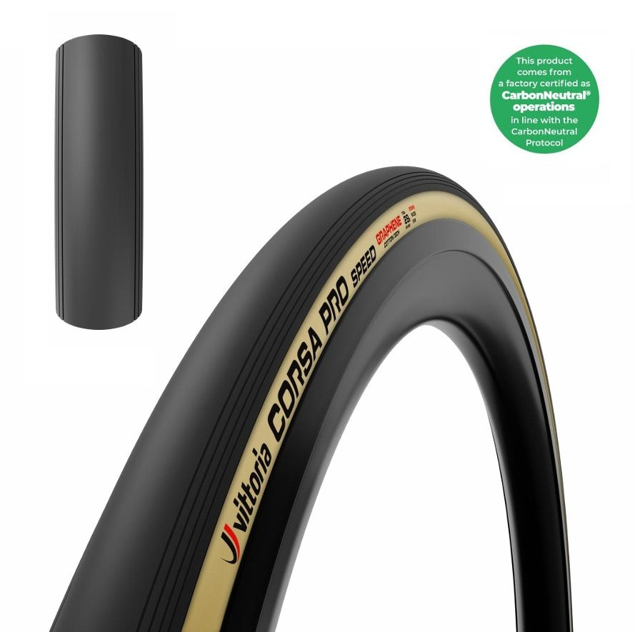 Reifen VITTORIA CORSA PRO SPEED WIDE Graphene G2.0 700x29c Tubeless Ready Weich Beige