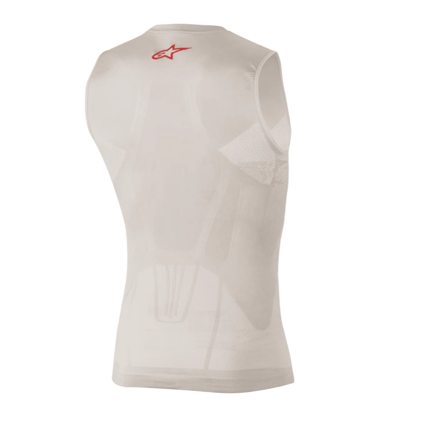 Sous-Vêtement ALPINESTARS TECH TANK SUMMER Sans Manches Gris/Rouge