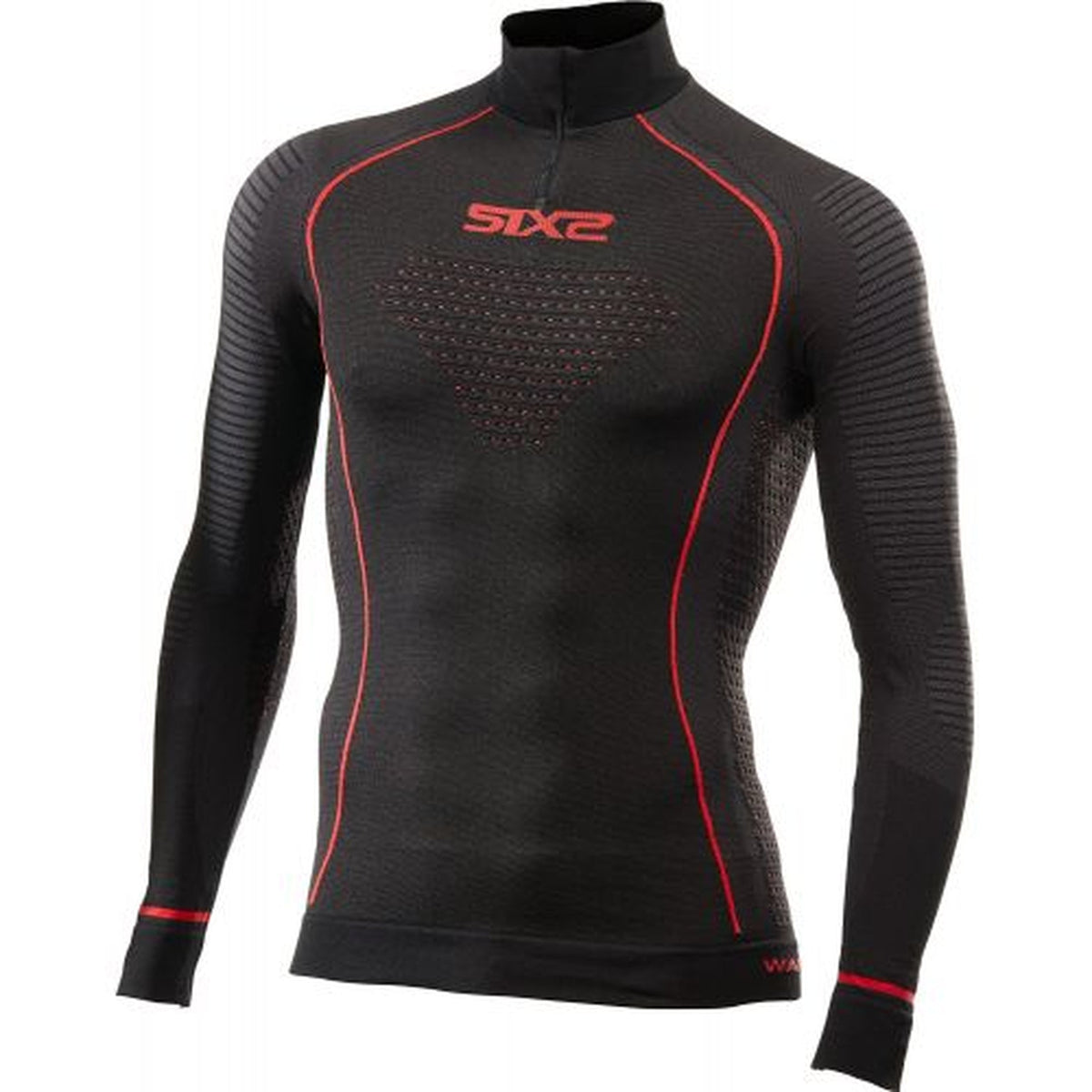 Unterwäsche SIXS TS13W CU Langarm Schwarz Carbon