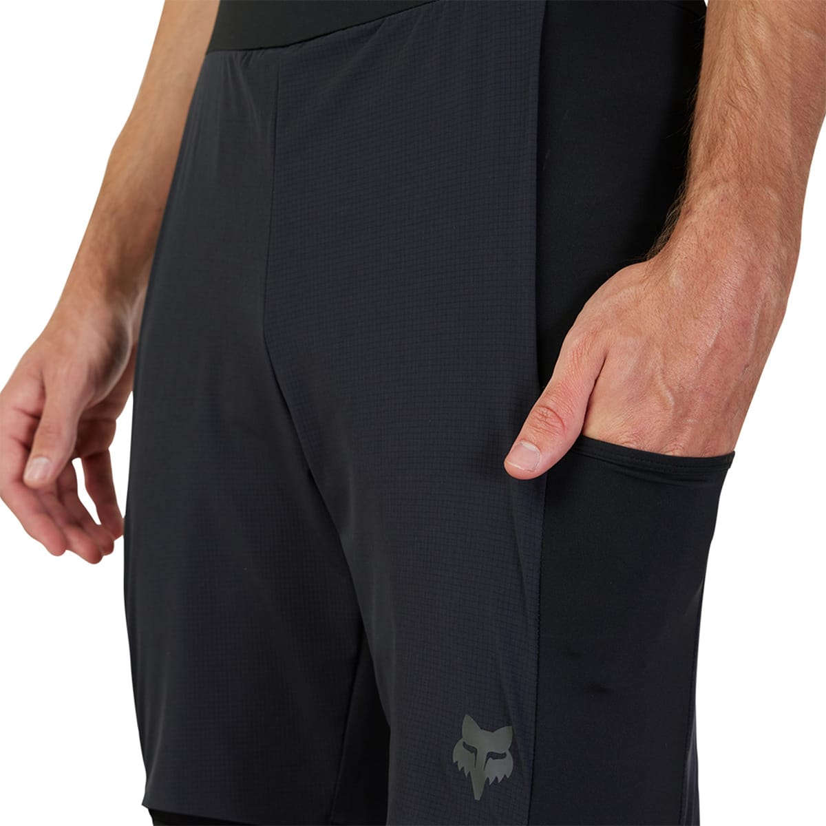 FOX FLEXAIR ASCENT CARGO Bib Shorts Schwarz