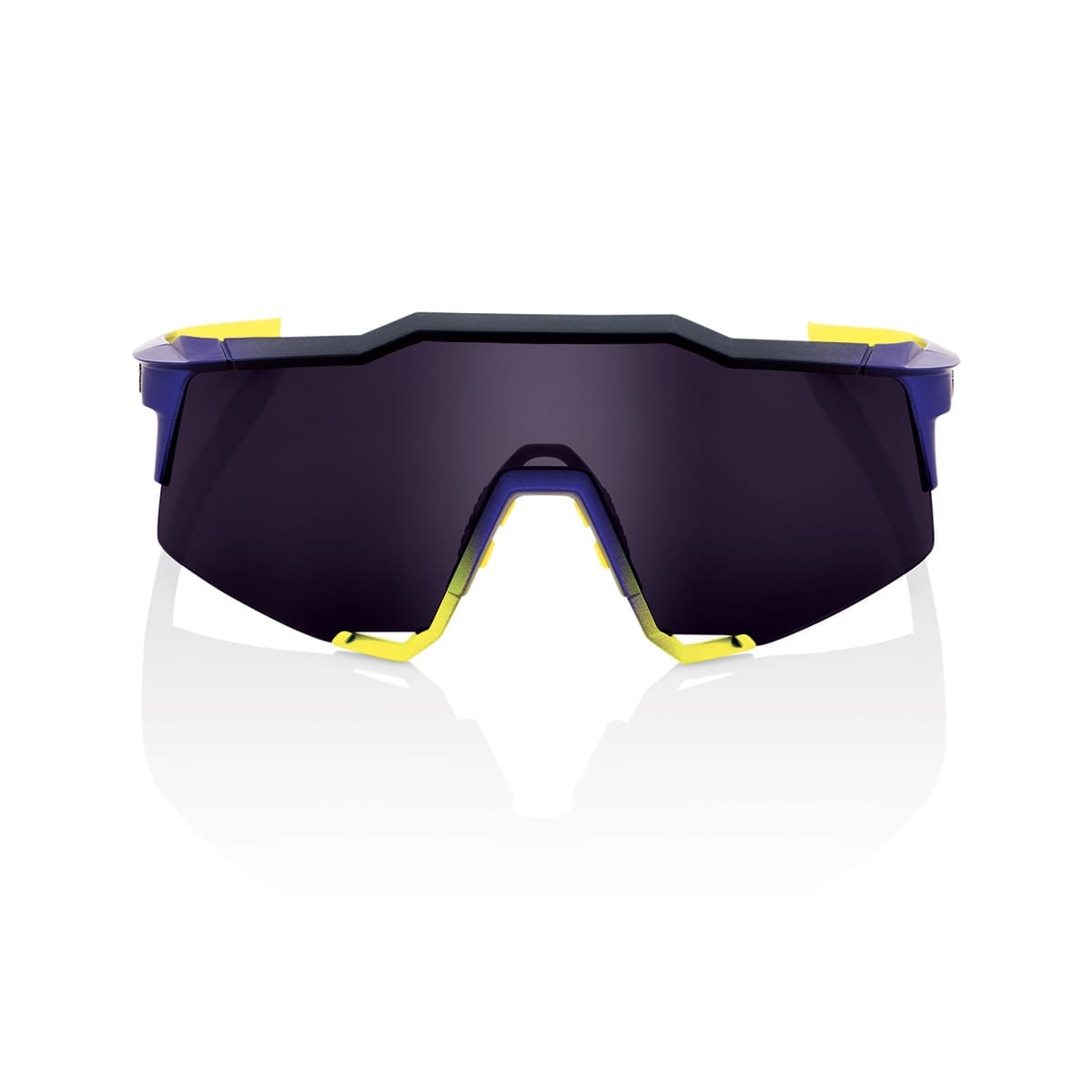 Lunettes 100% SPEEDCRAFT Bleu Jaune Écran Dark Purple