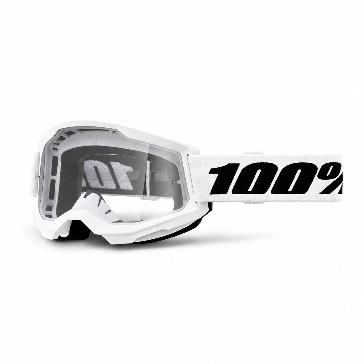Maske 100% STRATA 2 Weiß Klares Visier