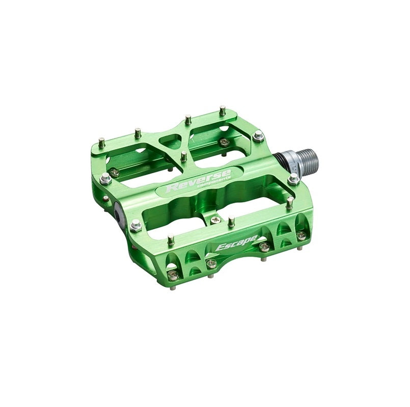 Pédales Plates REVERSE COMPONENTS ESCAPE Vert Clair