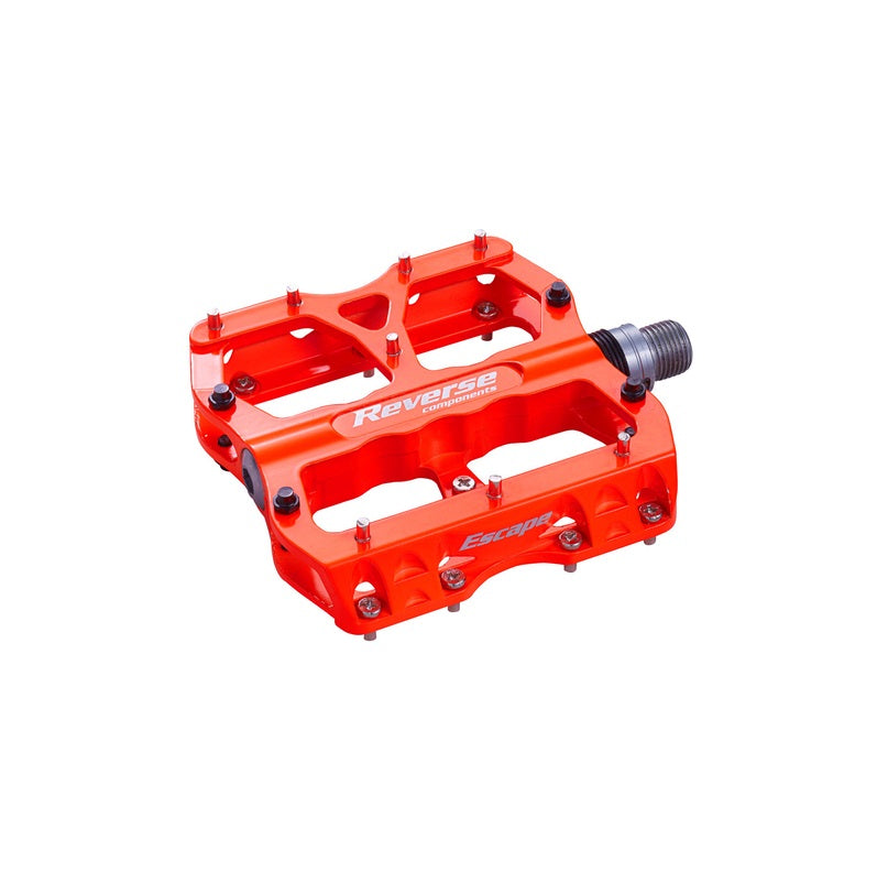 Pédales Plates REVERSE COMPONENTS ESCAPE Orange Fluo