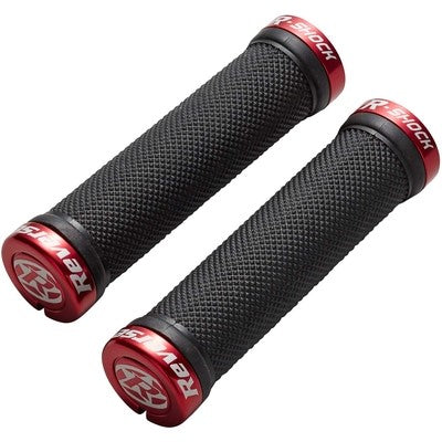 Grips REVERSE COMPONENTS R-SHOCK Lock-On Noir/Rouge