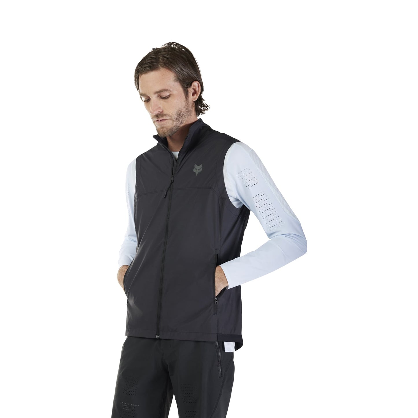 FOX RANGER WIND Ärmellose Jacke Schwarz 2025
