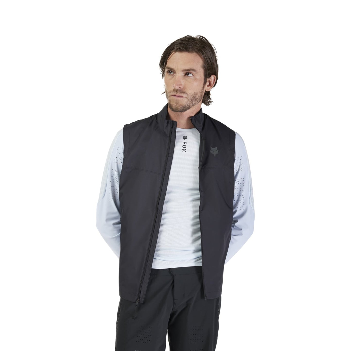 FOX RANGER WIND Ärmellose Jacke Schwarz 2025