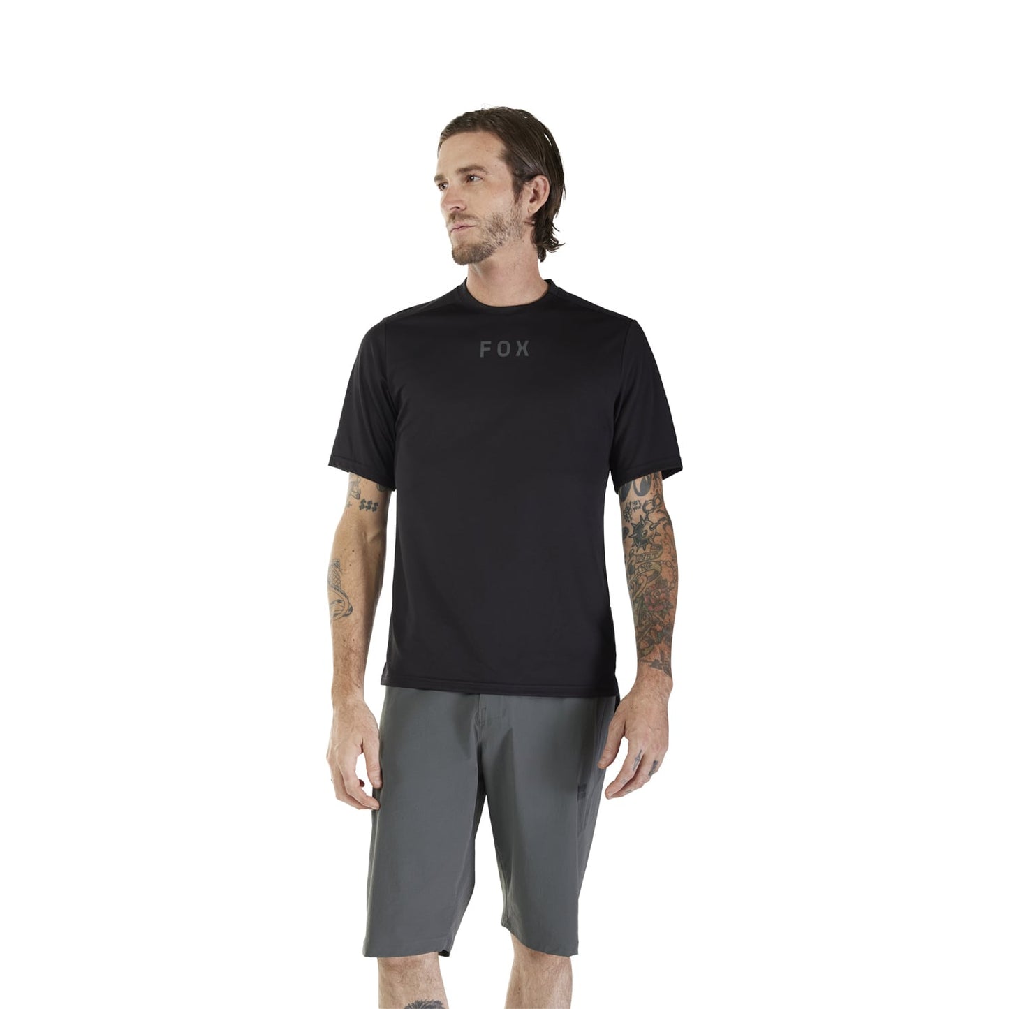 FOX RANGER WORDMARK Trikot Kurzarm Schwarz 2025