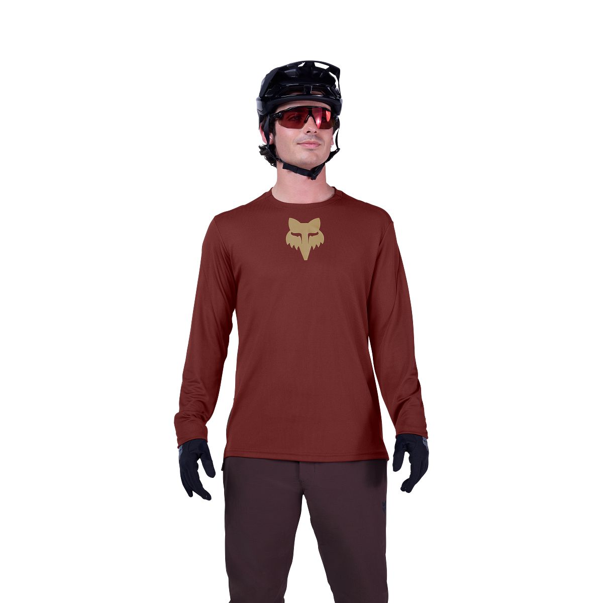 FOX RANGER FOX HEAD Trikot Langarm Bordeaux