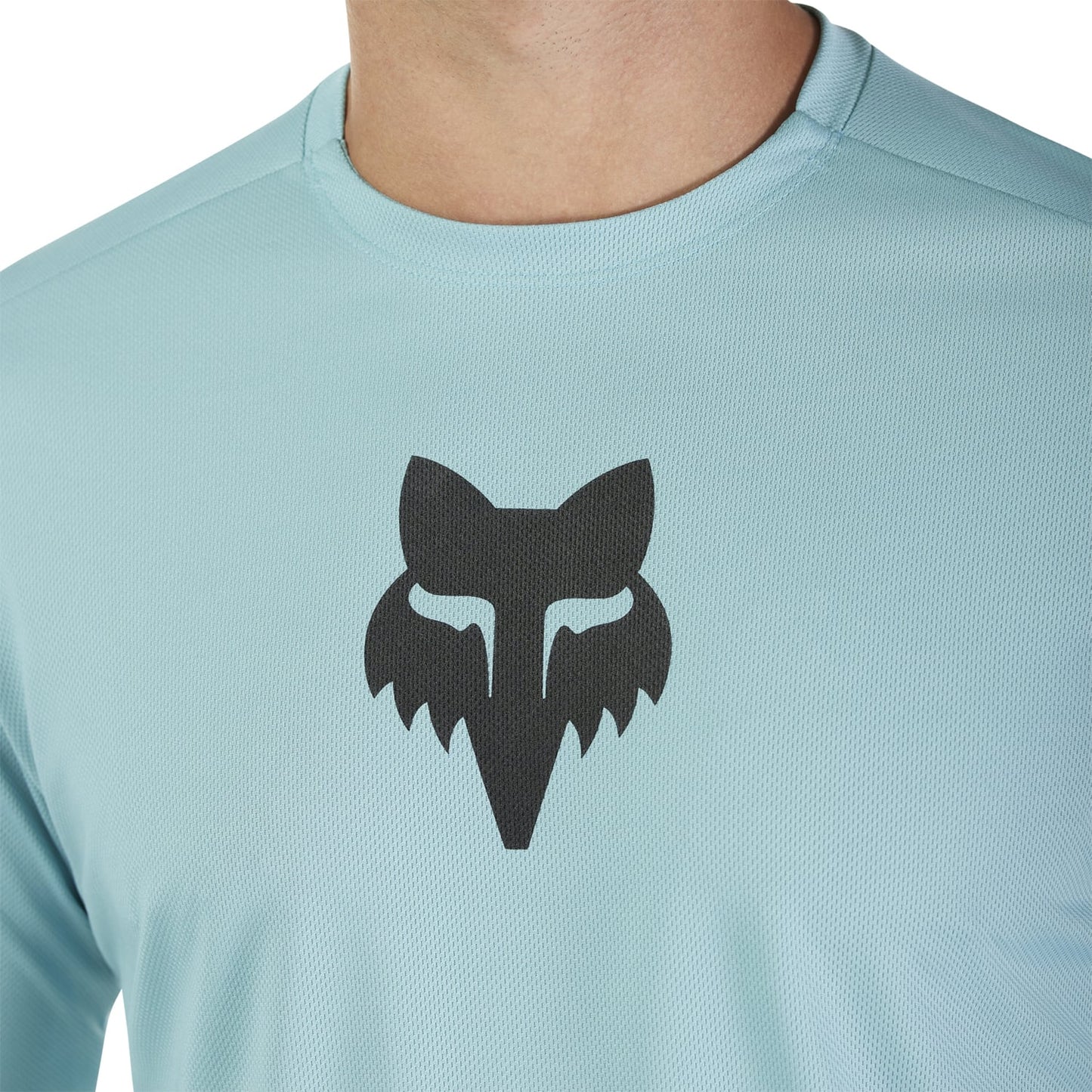 Maillot FOX RANGER HEAD Manches Longues Bleu 2025