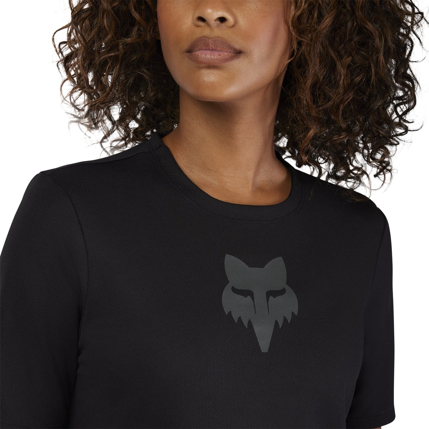 Maillot FOX RANGER HEAD Femme Manches Courtes Noir 2025