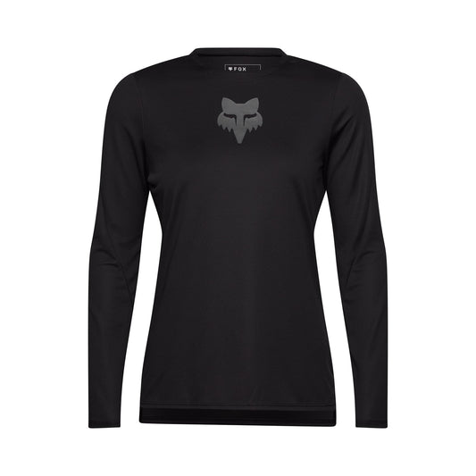 Maillot FOX RANGER HEAD Femme Manches Longues Noir 2025