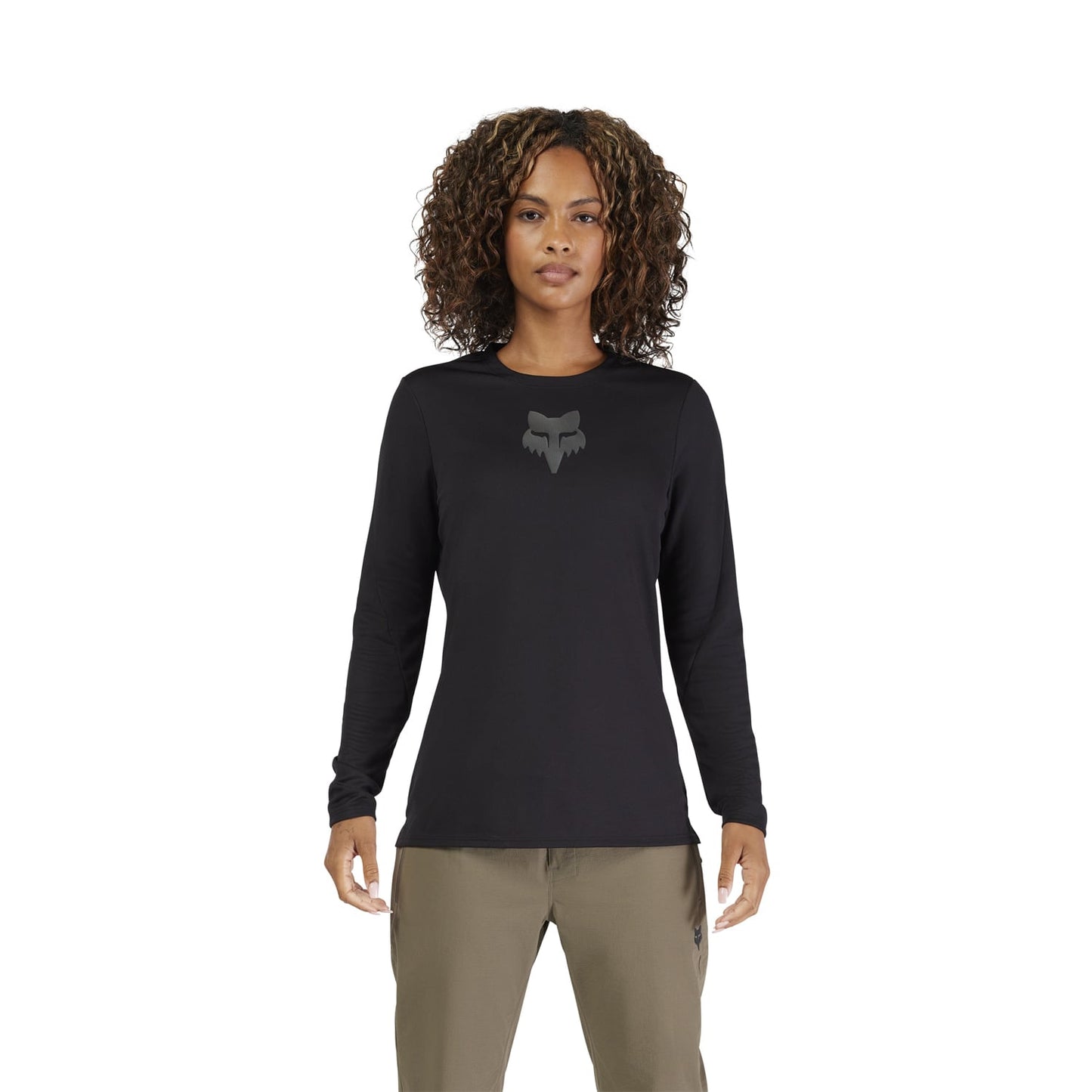 FOX RANGER HEAD Damen Trikot Langarm Schwarz 2025